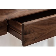 Gallery Direct Madrid 1 Drawer Desk in Walnut Gallery Direct Madrid 1 Drawer Desk in Walnut