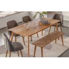 Gallery Direct Milano Oak Extending Dining Table Gallery Direct Milano Oak Extending Dining Table