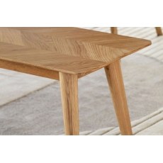 Gallery Direct Milano Oak Dining Bench Gallery Direct Milano Oak Dining Bench
