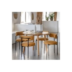 Gallery Direct Milano Oak Round Dining Table Gallery Direct Milano Oak Round Dining Table