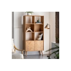 Gallery Direct Milano Oak 2 Door Open Display Gallery Direct Milano Oak 2 Door Open Display