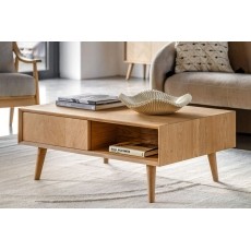 Gallery Direct Milano Oak Drawer Coffee Table Gallery Direct Milano Oak Drawer Coffee Table