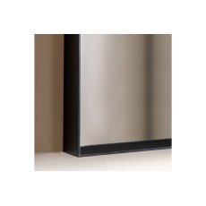 Gallery Direct Holworth Overmantle Mirror Black 900x1100mm Gallery Direct Holworth Overmantle Mirror Black 900x1100mm