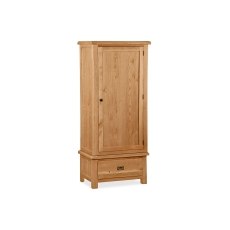 Salisbury Waxed Premium Oak Single Wardrobe Salisbury Waxed Premium Oak Single Wardrobe