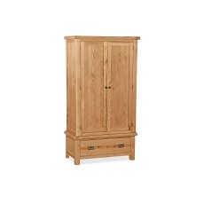 Salisbury Waxed Premium Oak Gents Wardrobe Salisbury Waxed Premium Oak Gents Wardrobe