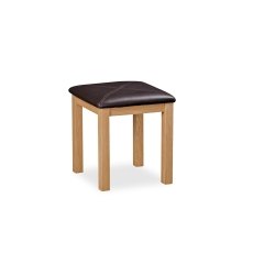 Salisbury Waxed Premium Oak Dressing Table Stool Salisbury Waxed Premium Oak Dressing Table Stool
