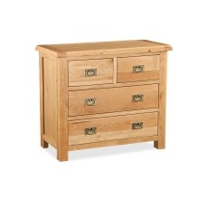 Salisbury Waxed Premium Oak 2 Over 2 Chest Of Drawers Salisbury Waxed Premium Oak 2 Over 2 Chest Of Drawers