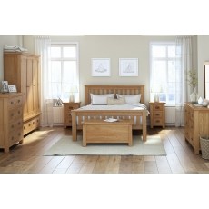 Salisbury Waxed Premium Oak 2 Over 3 Chest Of Drawers Salisbury Waxed Premium Oak 2 Over 3 Chest Of Drawers