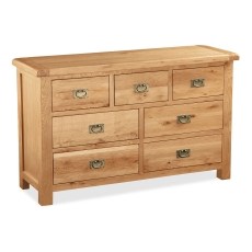 Salisbury Waxed Premium Oak 3 Over 4 Chest Of Drawers Salisbury Waxed Premium Oak 3 Over 4 Chest Of Drawers