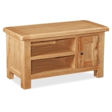 Salisbury Waxed Premium Oak Small Media Stand Salisbury Waxed Premium Oak Small Media Stand