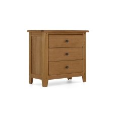 Burford Country Oak 3 Drawer Chest of Drawers Burford Country Oak 3 Drawer Chest of Drawers
