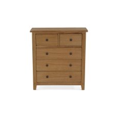 Burford Country Oak 2 Over 3 Chest of Drawers Burford Country Oak 2 Over 3 Chest of Drawers