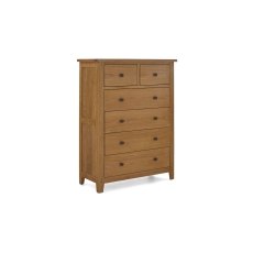 Burford Country Oak 6 Drawer Chest of Drawers Burford Country Oak 6 Drawer Chest of Drawers