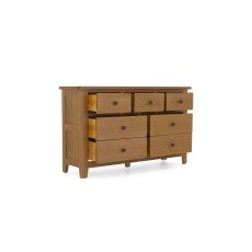Burford Country Oak 3 Over 4 Chest of Drawers Burford Country Oak 3 Over 4 Chest of Drawers