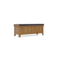 Burford Country Oak Storage Bench Blanket Box Burford Country Oak Storage Bench Blanket Box