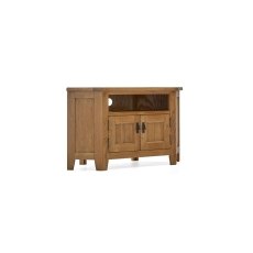 Burford Country Oak Corner TV Unit with Door Burford Country Oak Corner TV Unit with Door
