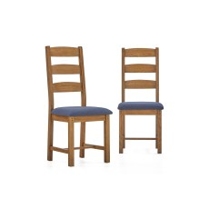 Burford Country Oak Ladder Dining Chair Burford Country Oak Ladder Dining Chair