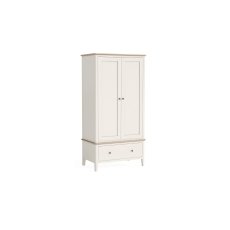 Marlow Oak Painted Coconut White Gents Wardrobe Marlow Oak Painted Coconut White Gents Wardrobe