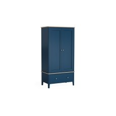 Marlow Oak Painted Navy Blue Gents Wardrobe Marlow Oak Painted Navy Blue Gents Wardrobe
