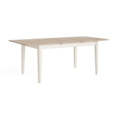 Marlow Oak Painted Coconut White Extending Dining Table Marlow Oak Painted Coconut White Extending Dining Table
