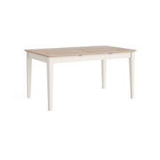 Marlow Oak Painted Coconut White Extending Dining Table Marlow Oak Painted Coconut White Extending Dining Table