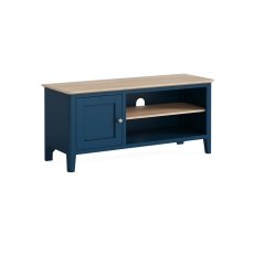 Marlow Oak Painted Navy Blue 110cm TV Unit Marlow Oak Painted Navy Blue 110cm TV Unit