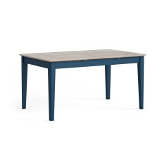 Marlow Oak Painted Navy Blue Extending Dining Table Marlow Oak Painted Navy Blue Extending Dining Table