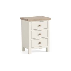 Modern Country Painted Oak Coconut White Bedside Table Modern Country Painted Oak Coconut White Bedside Table