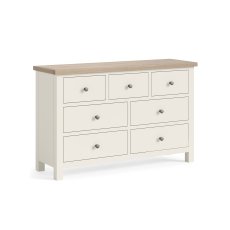 Modern Country Painted Oak Coconut White 3 Over 4 Chest of Drawers Modern Country Painted Oak Coconut White 3 Over 4 Chest of Drawers