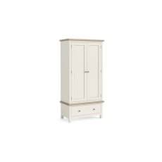 Modern Country Painted Oak Coconut White Gents Wardrobe Modern Country Painted Oak Coconut White Gents Wardrobe