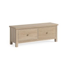 Modern Country Oak Large 2 Drawer Blanket Box Bench Modern Country Oak Large 2 Drawer Blanket Box Bench