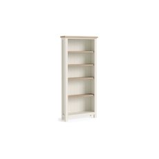 Modern Country Painted Oak Coconut White Large Bookcase Modern Country Painted Oak Coconut White Large Bookcase