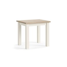 Modern Country Painted Oak Coconut White Bistro Dining Table Modern Country Painted Oak Coconut White Bistro Dining Table