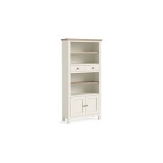 Modern Country Painted Oak Coconut White Display Unit Modern Country Painted Oak Coconut White Display Unit