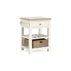 Modern Country Painted Oak Coconut White Small Kitchen Island Unit Modern Country Painted Oak Coconut White Small Kitchen Island Unit