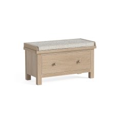 Modern Country Oak Hallway Bench Modern Country Oak Hallway Bench