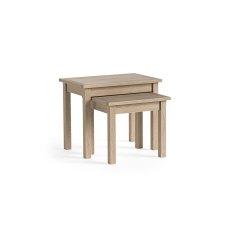 Modern Country Oak Nest Of Tables Modern Country Oak Nest Of Tables