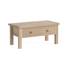 Modern Country Oak Coffee Table with Drawer Modern Country Oak Coffee Table with Drawer