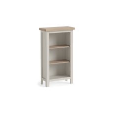 Modern Country Painted Oak Stone Grey Mini Bookcase Modern Country Painted Oak Stone Grey Mini Bookcase