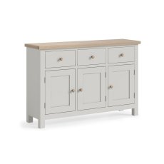 Modern Country Painted Oak Stone Grey Large Sideboard Modern Country Painted Oak Stone Grey Large Sideboard