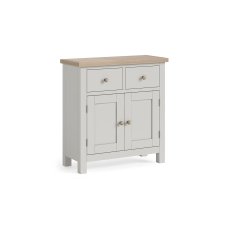 Modern Country Painted Oak Stone Grey Small Sideboard Modern Country Painted Oak Stone Grey Small Sideboard