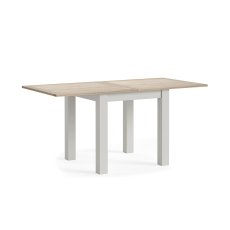 Modern Country Painted Oak Stone Grey Flip-Top Dining Table Modern Country Painted Oak Stone Grey Flip-Top Dining Table