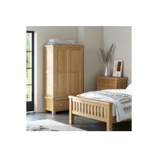 Normandy Chunky Country Oak Gents Wardrobe Normandy Chunky Country Oak Gents Wardrobe