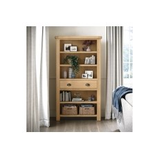 Normandy Chunky Country Oak Large Bookcase Normandy Chunky Country Oak Large Bookcase