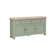 Salcombe Painted Oak Sage Green Large Sideboard Salcombe Painted Oak Sage Green Large Sideboard