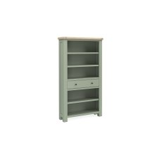 Salcombe Painted Oak Sage Green Large Bookcase Salcombe Painted Oak Sage Green Large Bookcase