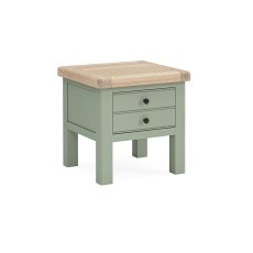 Salcombe Painted Oak Sage Green Lamp Table Salcombe Painted Oak Sage Green Lamp Table