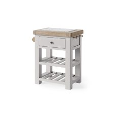 Salcombe Painted Oak Stone Grey Small Kitchen Island Salcombe Painted Oak Stone Grey Small Kitchen Island