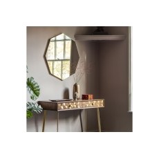 Gallery Direct Bowie Octagon Mirror Champagne 800x800mm Gallery Direct Bowie Octagon Mirror Champagne 800x800mm