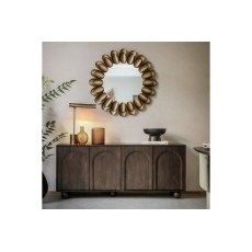 Gallery Direct Arc Walnut Mango Wood Large Sideboard Gallery Direct Arc Walnut Mango Wood Large Sideboard